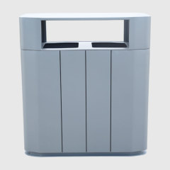 Classifying Recycling Bin - Weatherproof Public Space Receptacle