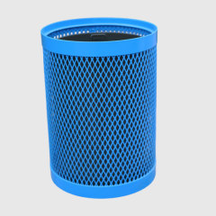 36 Gallon Outdoor Trash Can - Vandal-Resistant Steel Mesh by Arlau