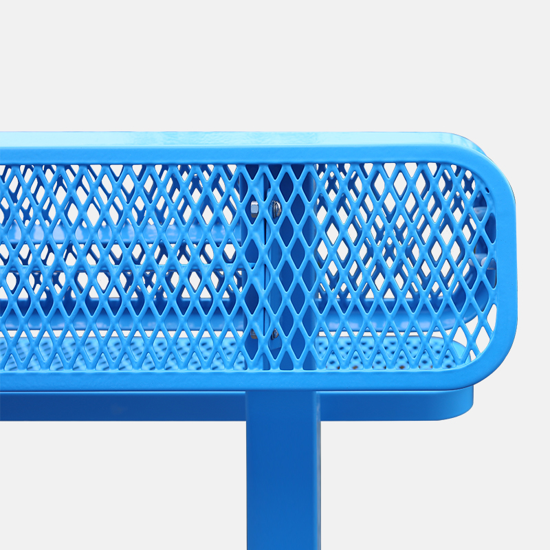 Double Sided Park Bench - Back to Back Public Seating
