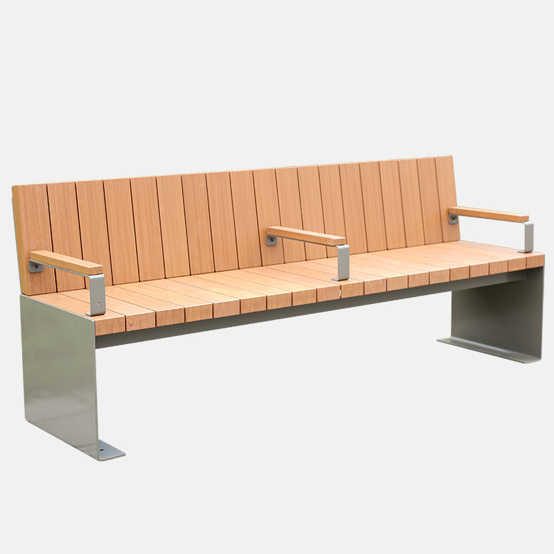 Outdoor Wooden Park Bench - Commercial Grade Yalau