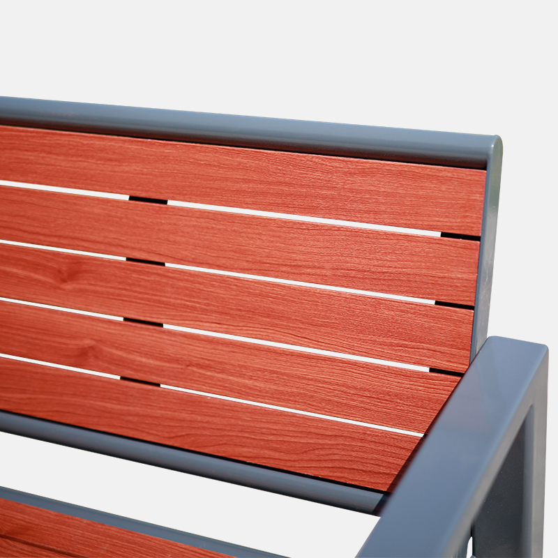 3-Seater Outdoor Park Bench 400kg Capacity Weatherproof