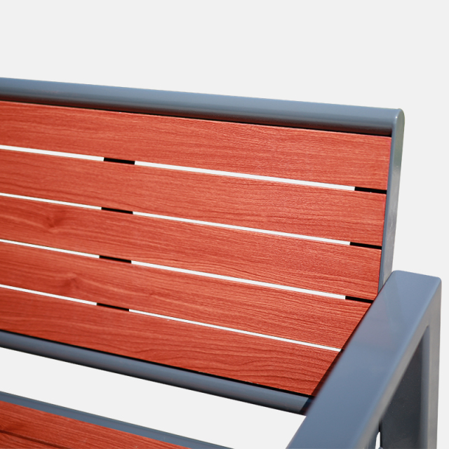 3-Seater Outdoor Park Bench 400kg Capacity Weatherproof