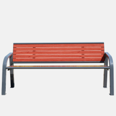 3-Seater Outdoor Park Bench 400kg Capacity Weatherproof