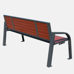 3-Seater Outdoor Park Bench 400kg Capacity Weatherproof