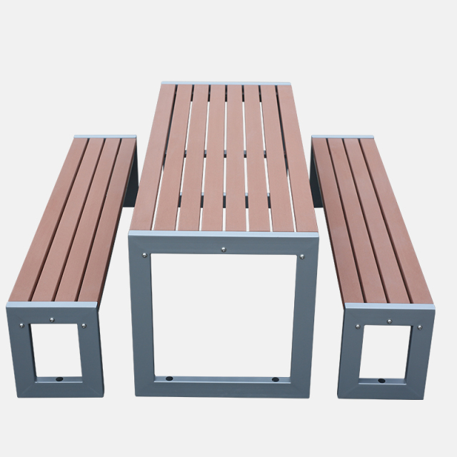 6-Person Outdoor Picnic Table with Durable Recycled Plastic Wood