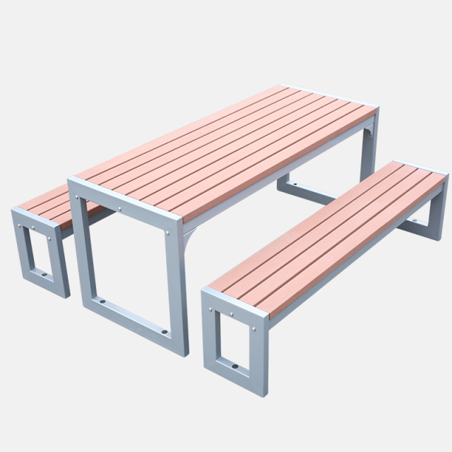 6-Person Outdoor Picnic Table with Durable Recycled Plastic Wood