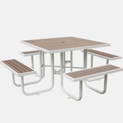 WPC Picnic Table - Square Outdoor Dining Set