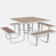 WPC Picnic Table - Square Outdoor Dining Set