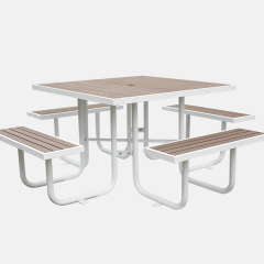 WPC Picnic Table - Square Outdoor Dining Set