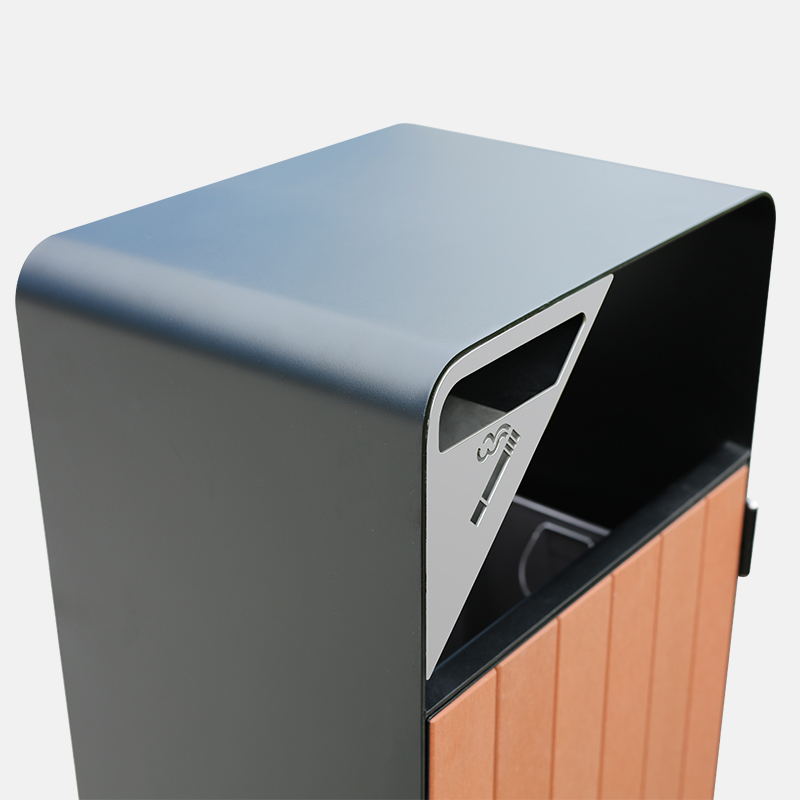 Commercial Anti-Vandal Trash Cans - Custom Sizes , Designs