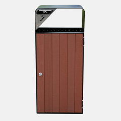 Commercial Anti-Vandal Trash Cans - Custom Sizes , Designs