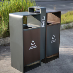 Commercial Stainless Steel Trash Can - Coastal Grade by Arlau