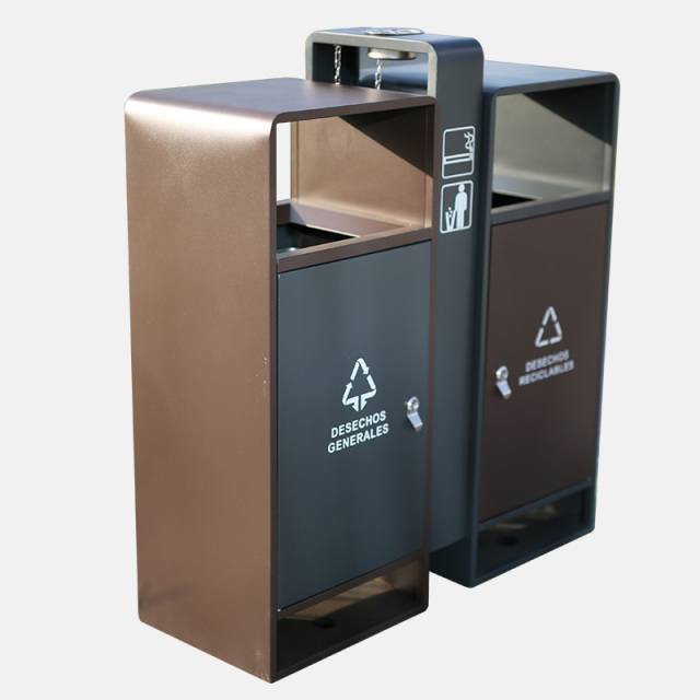 Commercial Stainless Steel Trash Can - Coastal Grade by Arlau