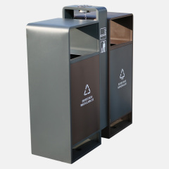 Commercial Stainless Steel Trash Can - Coastal Grade by Arlau
