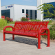 yalau Thermoplastic Coated Steel Park Bench 4-8ft