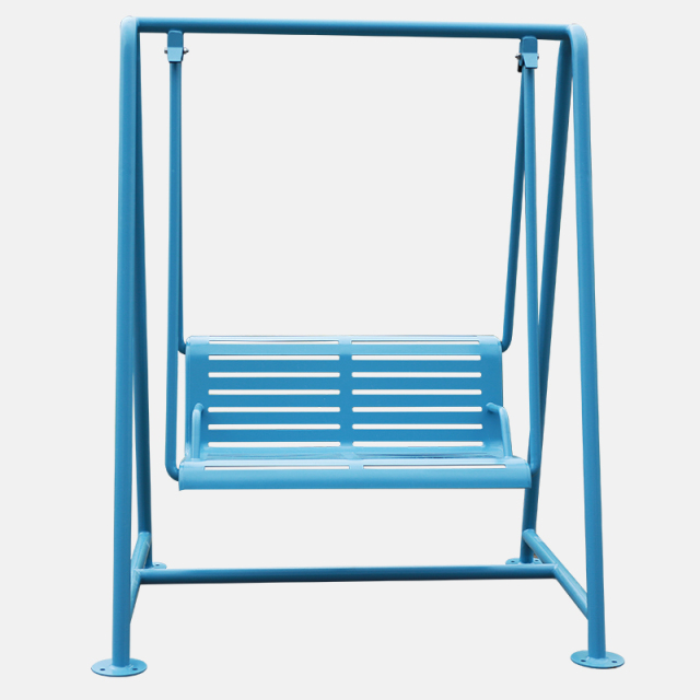 yalau Ergonomic Metal Garden Swing - Powder-Coated Steel Frame
