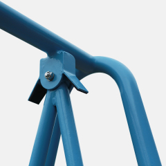 yalau Ergonomic Metal Garden Swing - Powder-Coated Steel Frame