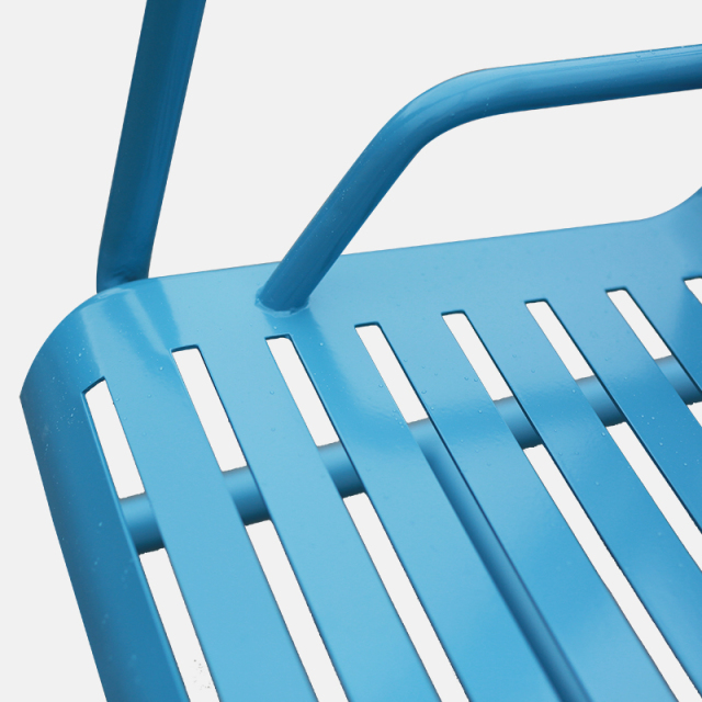 yalau Ergonomic Metal Garden Swing - Powder-Coated Steel Frame