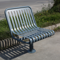 Outdoor Metal Chair - Durable Bus Stop & Public Space Seating - Arlau