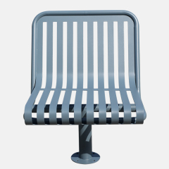 Outdoor Metal Chair - Durable Bus Stop & Public Space Seating - Arlau