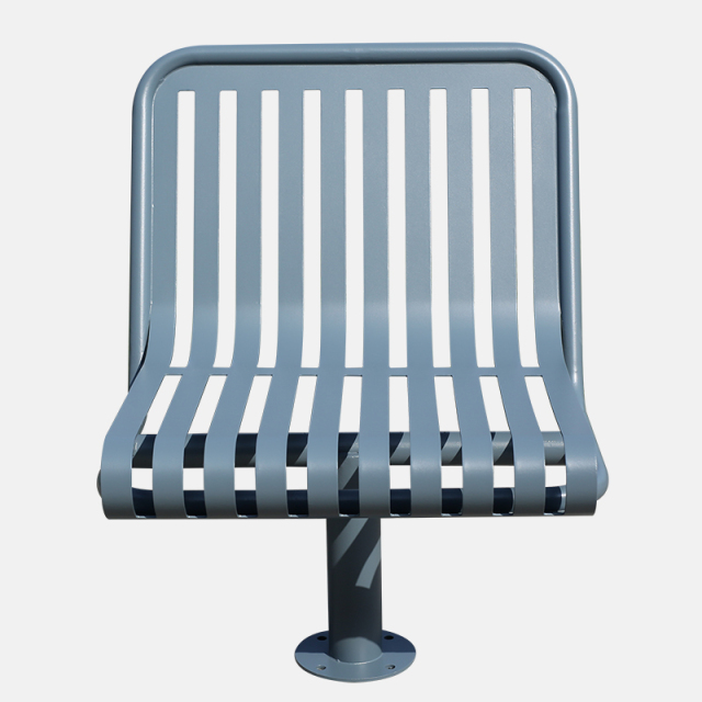 Outdoor Metal Chair - Durable Bus Stop & Public Space Seating - Arlau