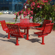 Commercial Steel Picnic Table - Durable with Thermoplastic Coating