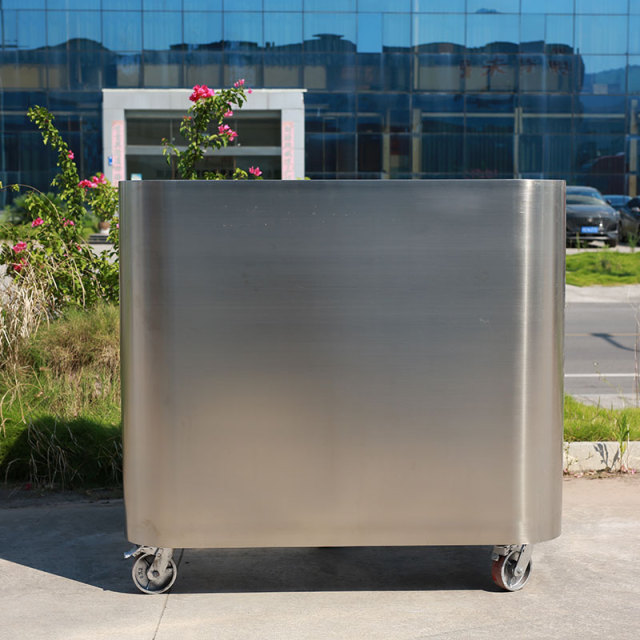 304 Stainless Steel Planter Box Portable Self Watering - Arlau