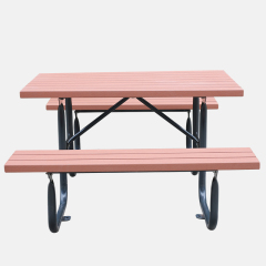 Commercial Outdoor Dining Set - Weather-Resistant Park Table