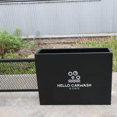 Commercial Planter Outdoor Privacy Divider Stainless Steel - Arlau