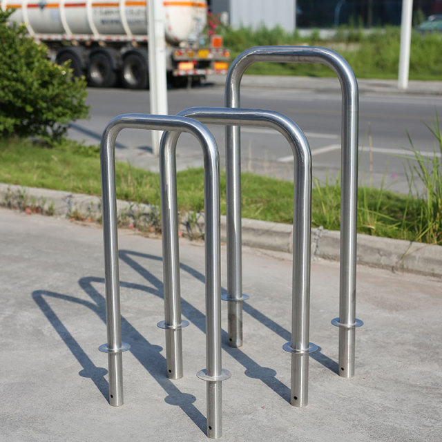 U-Shape Bike Rack - Compact & Durable Stainless Steel Parking