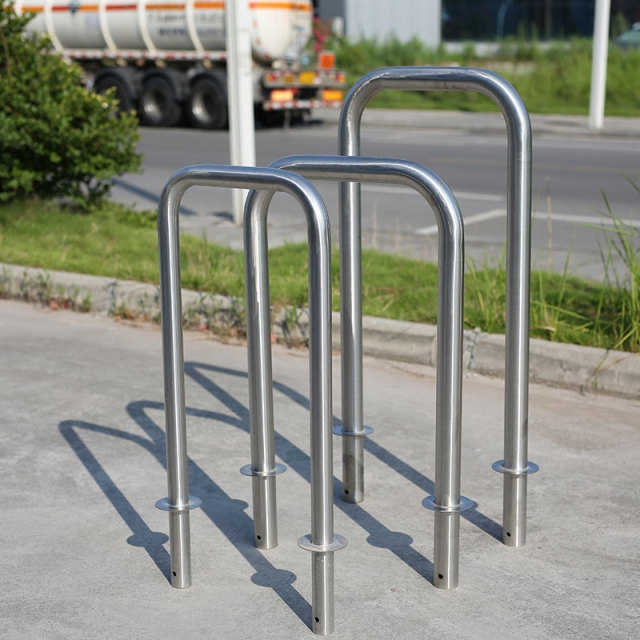 U-Shape Bike Rack - Compact & Durable Stainless Steel Parking