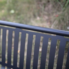 Wrought Iron Garden Bench - 6ft Heavy Duty Outdoor