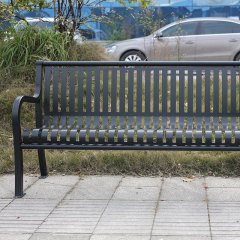 Wrought Iron Garden Bench - 6ft Heavy Duty Outdoor