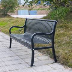 Wrought Iron Garden Bench - 6ft Heavy Duty Outdoor