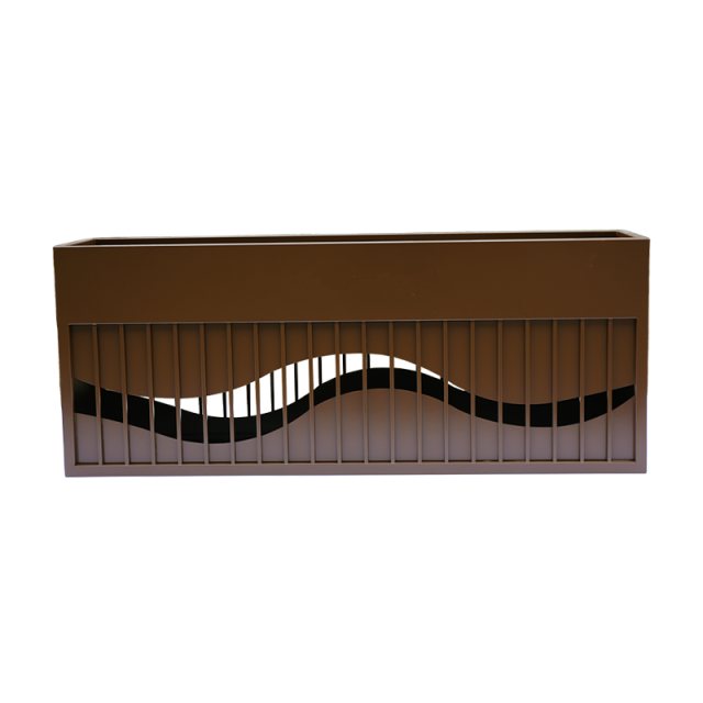 Outdoor Metal Flower Box Powder Coated Steel Custom Sizes Arlau