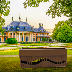 Outdoor Metal Flower Box Powder Coated Steel Custom Sizes Arlau