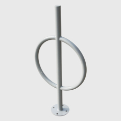 yalau Anti-Theft Oval Bike Rack - Heavy Duty Single-Sided Floor Stand