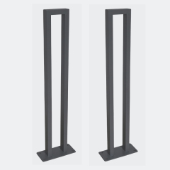 Minimalist Bike Rack - Dual-Pole Commercial Grade Parking Stand