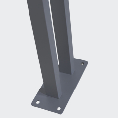 Minimalist Bike Rack - Dual-Pole Commercial Grade Parking Stand