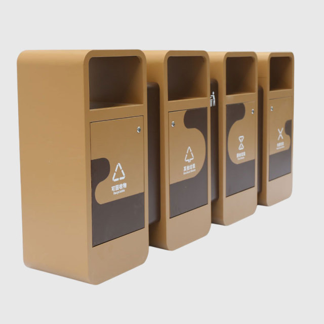 Smart 4-Classification Trash Can - Laser Sensor Recycling Station