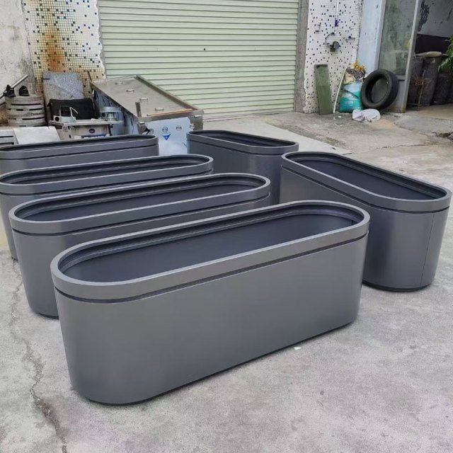 Metal Planter Box Powder Coated Stainless Steel Outdoor - Arlau