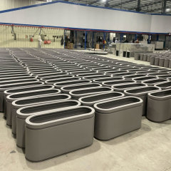 Metal Planter Box Powder Coated Stainless Steel Outdoor - Arlau