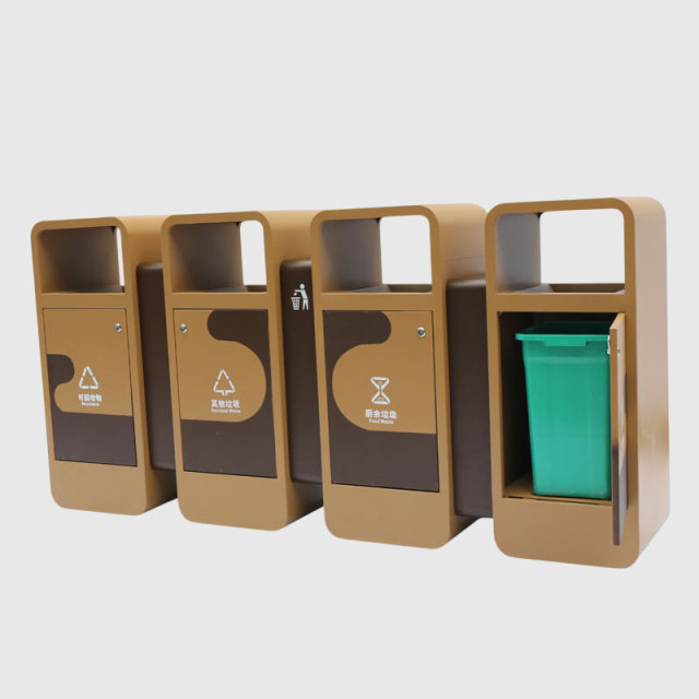 Smart 4-Classification Trash Can - Laser Sensor Recycling Station