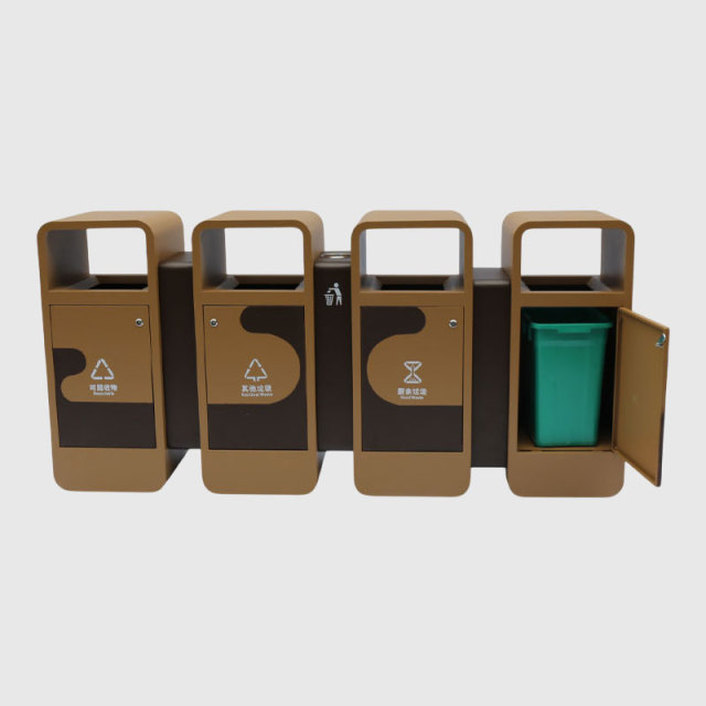 Smart 4-Classification Trash Can - Laser Sensor Recycling Station