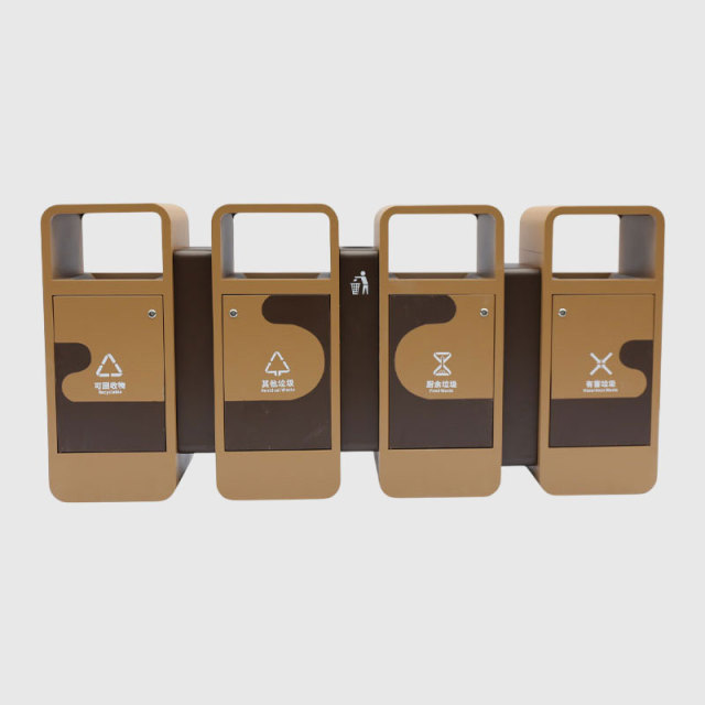 Smart 4-Classification Trash Can - Laser Sensor Recycling Station