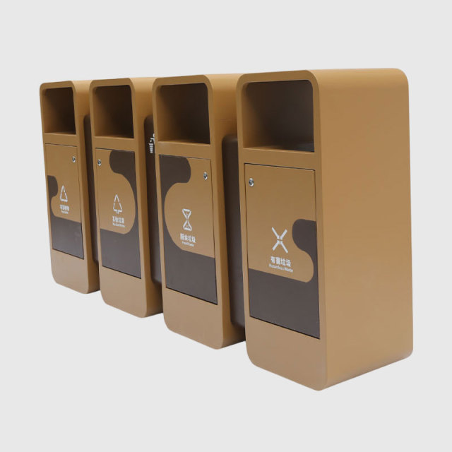 Smart 4-Classification Trash Can - Laser Sensor Recycling Station