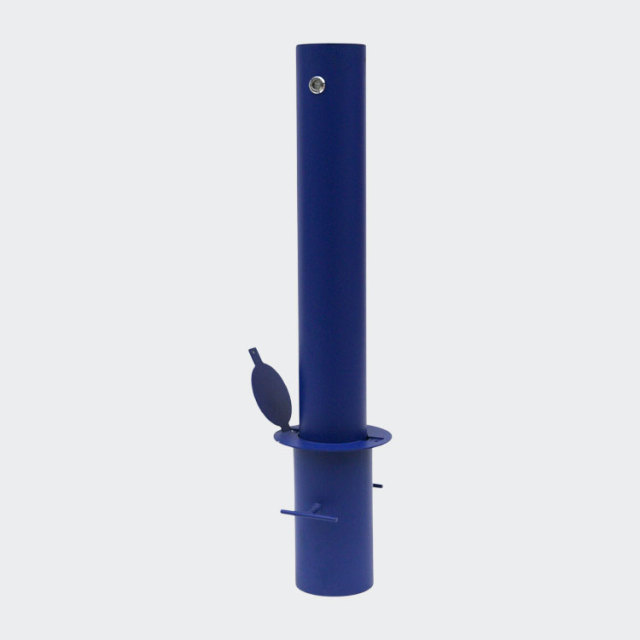 Lockable Retractable Bollard - Manual Parking Security Post