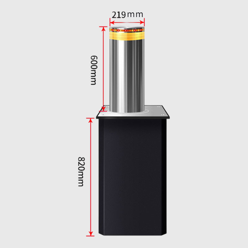 304 Stainless Steel Hydraulic Bollard - Automatic Access Control