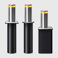 304 Stainless Steel Hydraulic Bollard - Automatic Access Control