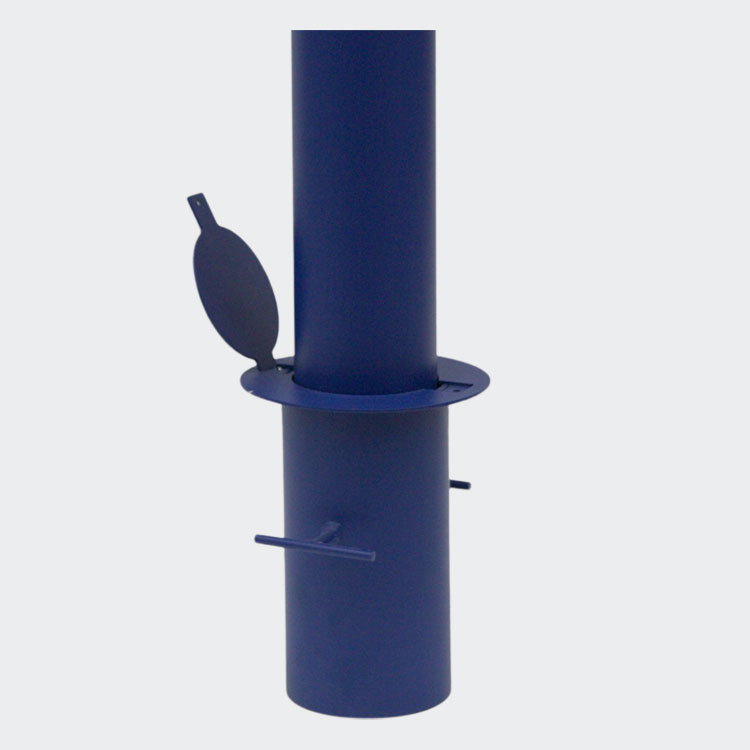 Lockable Retractable Bollard - Manual Parking Security Post